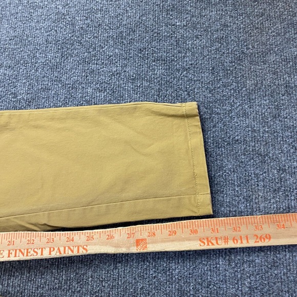 Plaid & Plain Pants Men's 34x32 Beige Chino Casual Skinny Fit Cotton‎ Blend - Picture 4 of 8